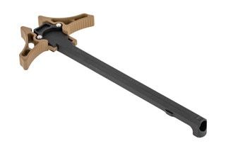 Timber Creek Outdoors Enforcer Ambidextrous charging handle for the AR-15 with flat dark earth Cerakote finish